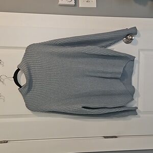 Black Tape Light Blue Knit Sweater Size M